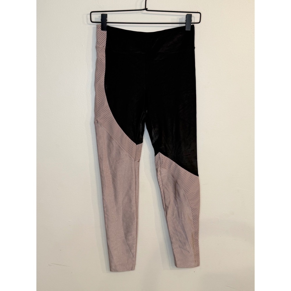 Koral Venus Infinity Leggings High Rise Alvorada Black Metallic Mesh Tights